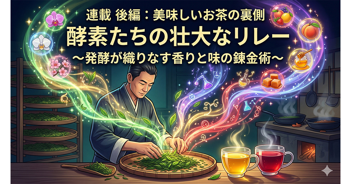 第185回：お茶の発酵で成分が変わるメカニズム | 合同会社ティー